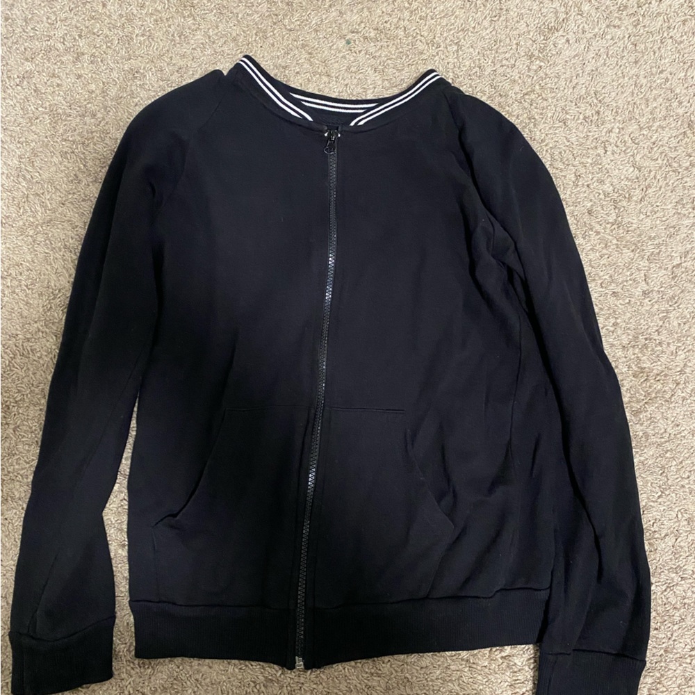 Black zip up